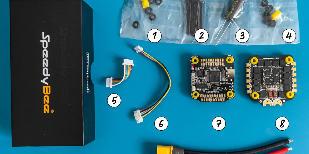 Полетный контроллер для FPV дрона: SpeedyBee F405 V3 FC/ESC Stack