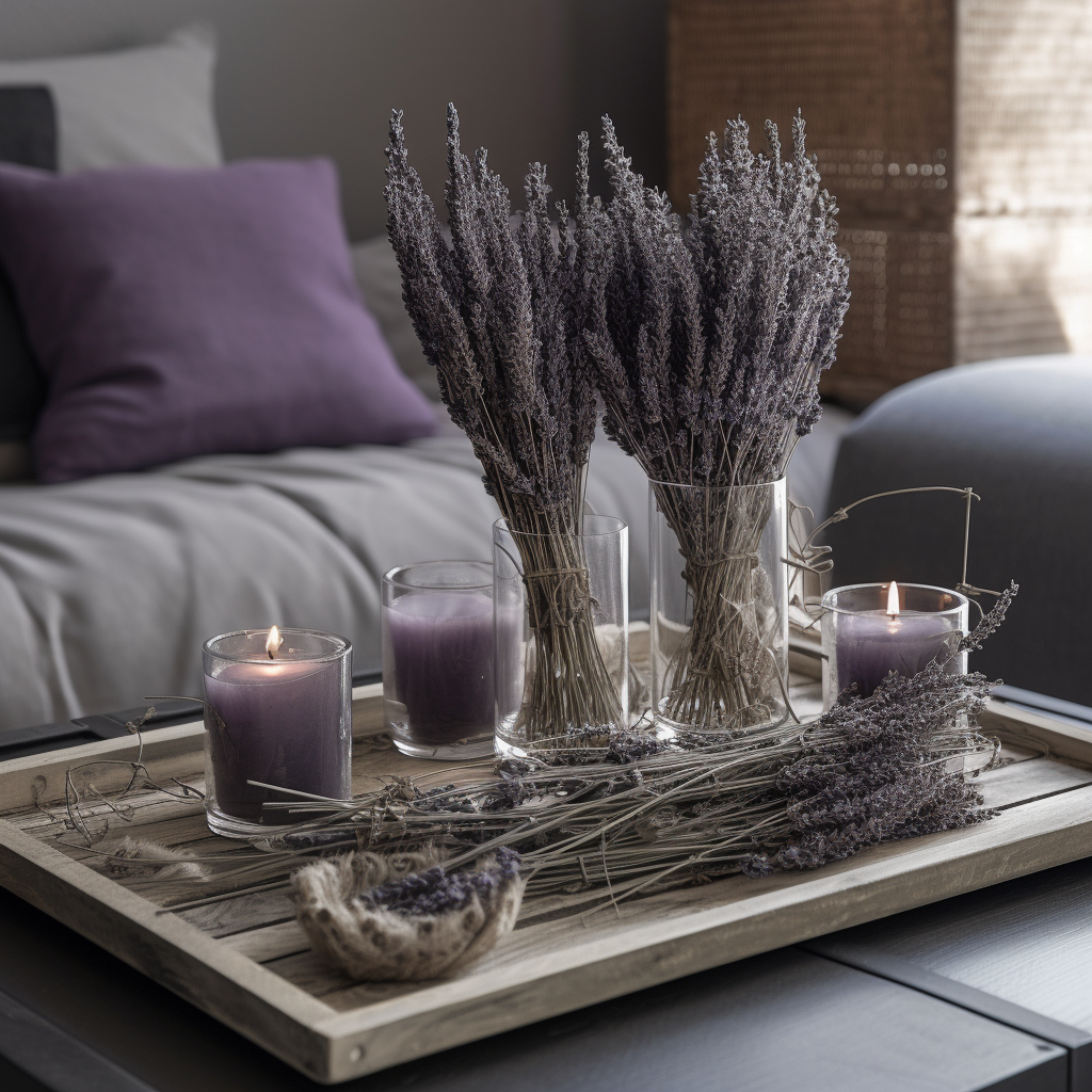 Лаванда, представляя цвет коронной чакры, связывается с духовным пробуждением и открытостью к Божественному.