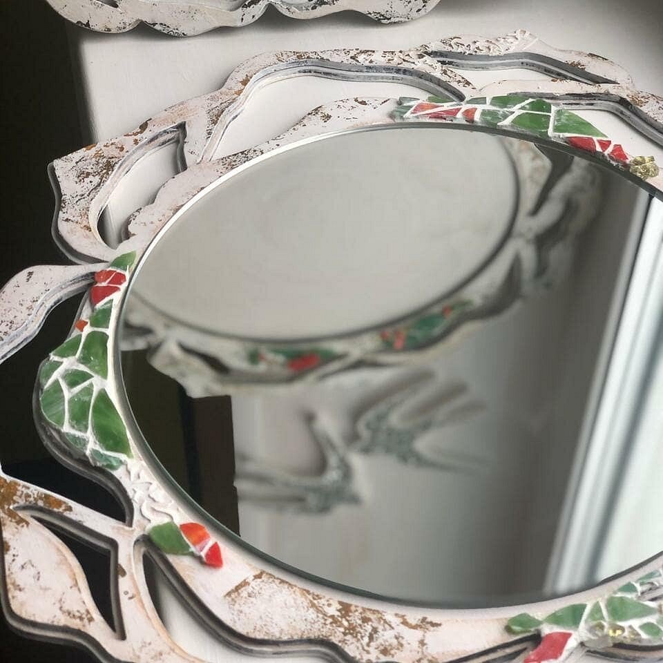 зеркало солнце леруа мерлен. декор зеркала мозаикой. декорирование круглого зеркала. зеркальные украшения. Ax18131 настенное зеркало 60х28 andrea house.