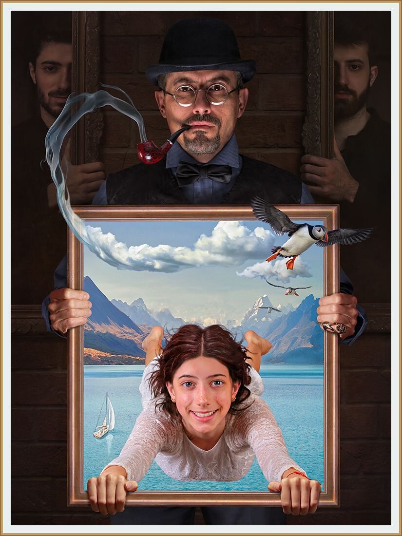 Фотограф Александр Свиридов / Alexander Sviridov Фото-арт под названием " Семейный портрет "/ Family Portrait