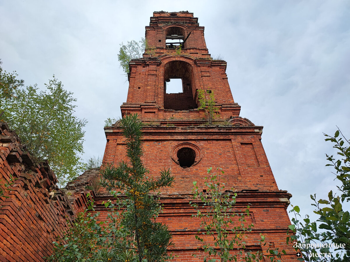 Заброшенная церковь Покрова Пресвятой Богородицы в Дерново. Фото автора. 2023г