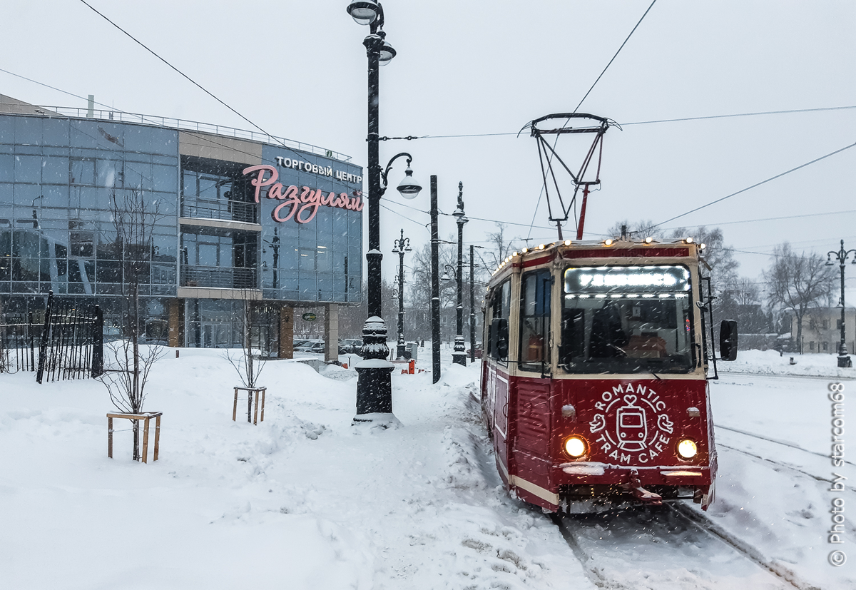 Romantic tram пермь улица ленина фото Романтический трамвай-кафе в Перми starcom68 Дзен