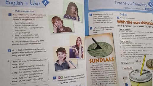 Spotlight 5 класс Модуль 6 Английский в фокусе English In Use стр. 82 Еxtensive Reading: Science Sundials стр. 83