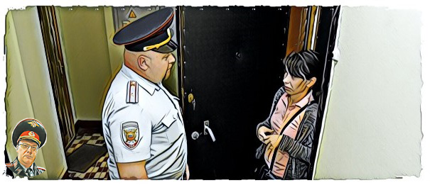 Участковый уполномоченный проводит знакомство с проживающими у него на участке людьми