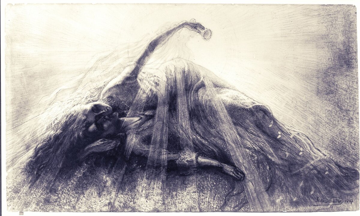 Жан Дельвиль 1867 - 1953. Тристан и Изольа