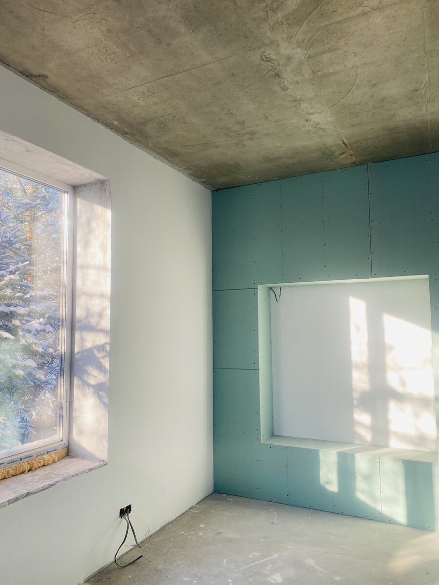 На фото: гостинная в Доме Мечты, который мы на данный момент строим в Подмосковье