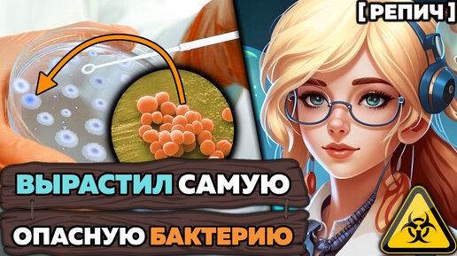 🧪 Какая БАКТЕРИЯ самая опасная? | Вырастил золотую болезнь | Ч. 1/2 | Химбио блог №2 [Репич]