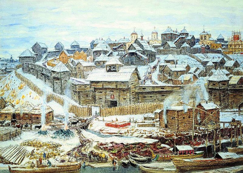 А.М. Васнецов, «Московский Кремль при Иване Калите»