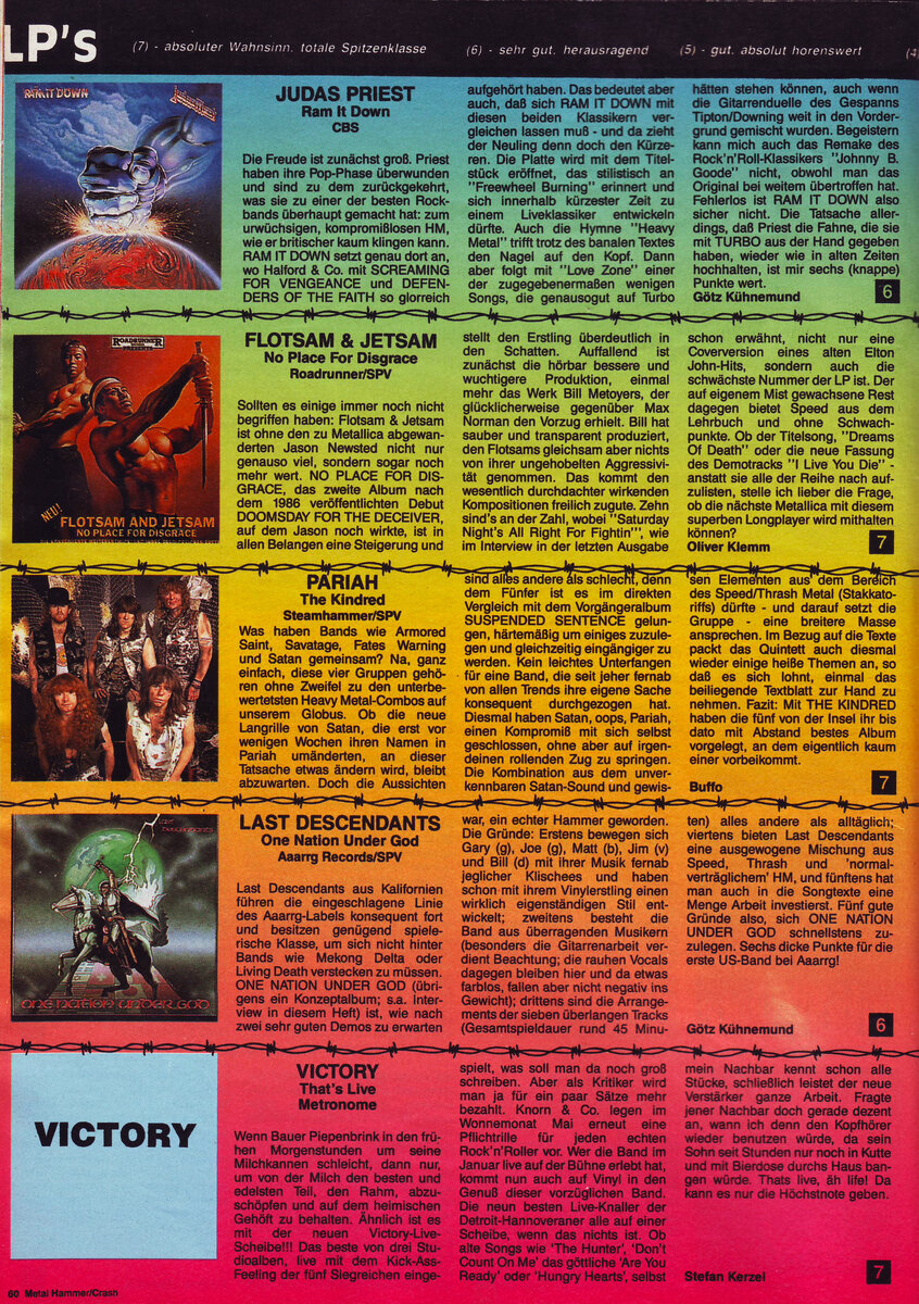 Страница журнала Metal Hammer