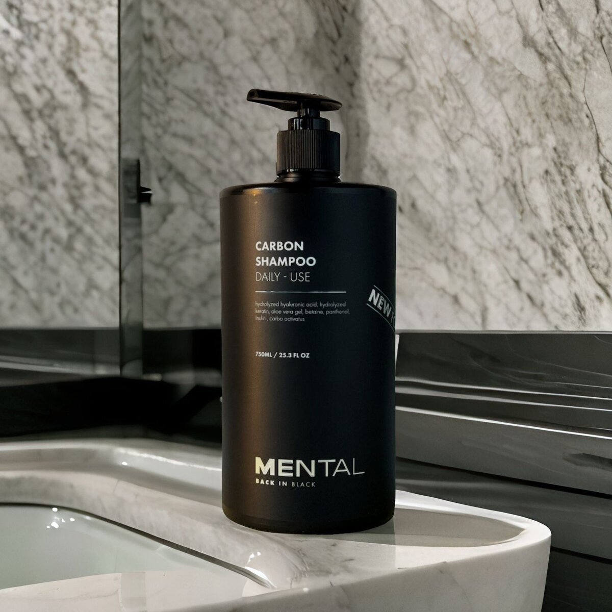 Шампунь для мужчин MENtal Carbon shampoo daily use