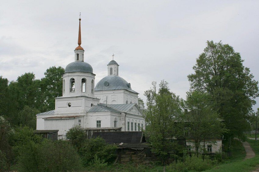 Церковь Спаса Преображения Городище Санчурский район