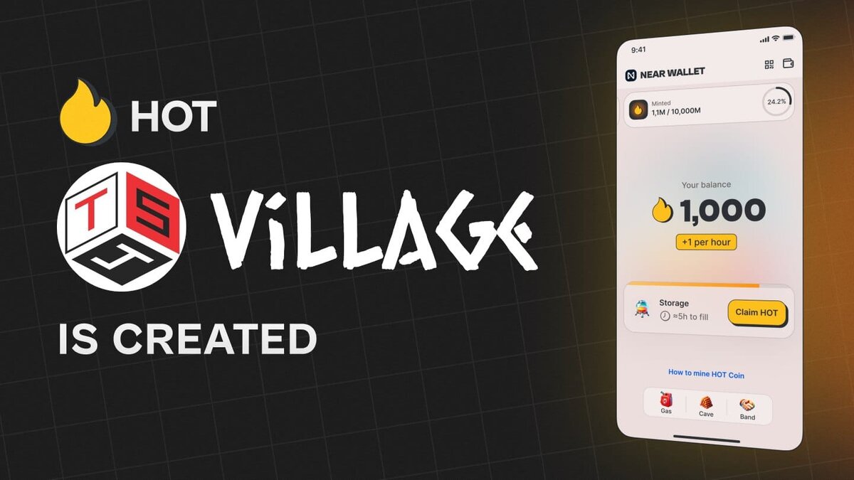 В NEAR Wallet появились «‎деревни»‎ по аналогии со сквадами в Notcoin |  T4S.TECH | Дзен
