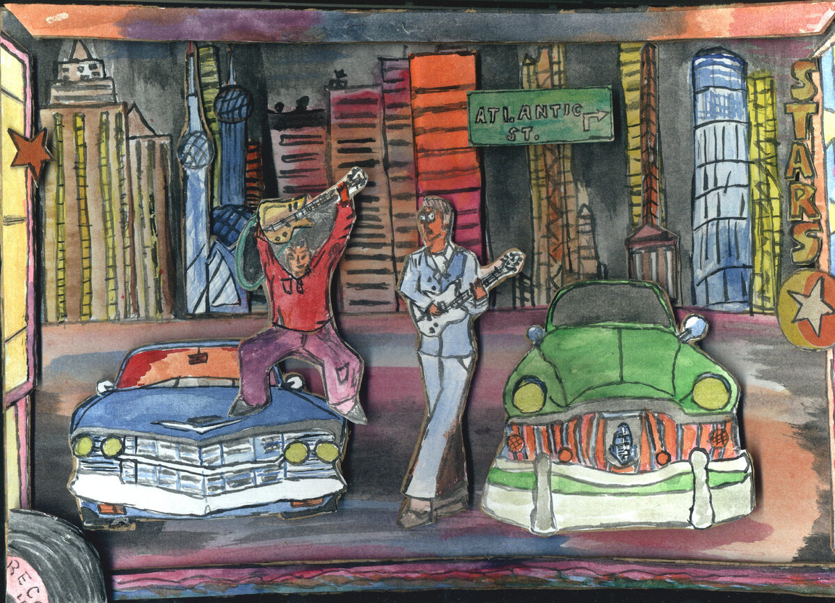 Музыка больших городов. Рисунок автора