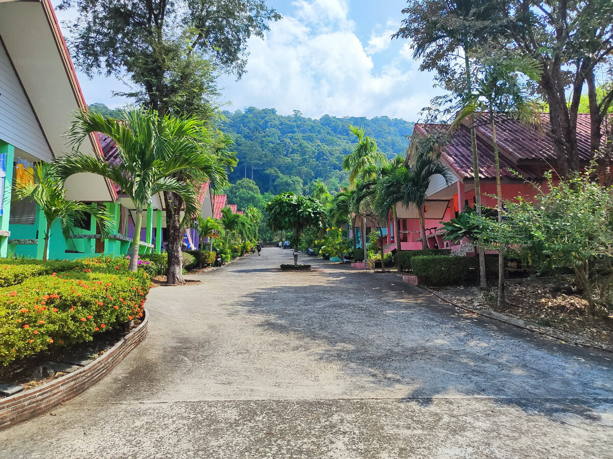 На этой улице наш домик ближе к горе.