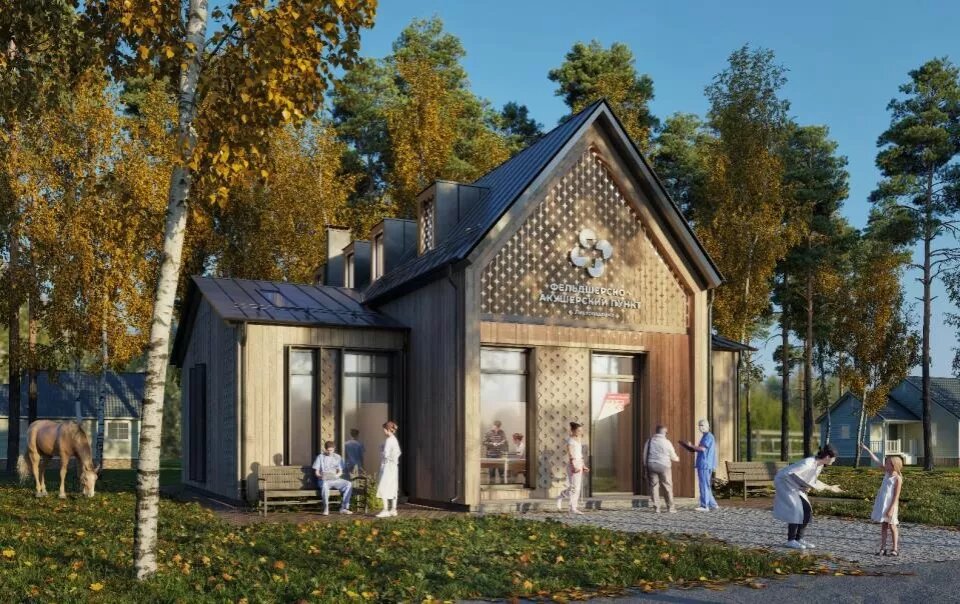 Визуализация проектных решений для КРТ в селе Власиха. Источник: Woodenbuildings.ru