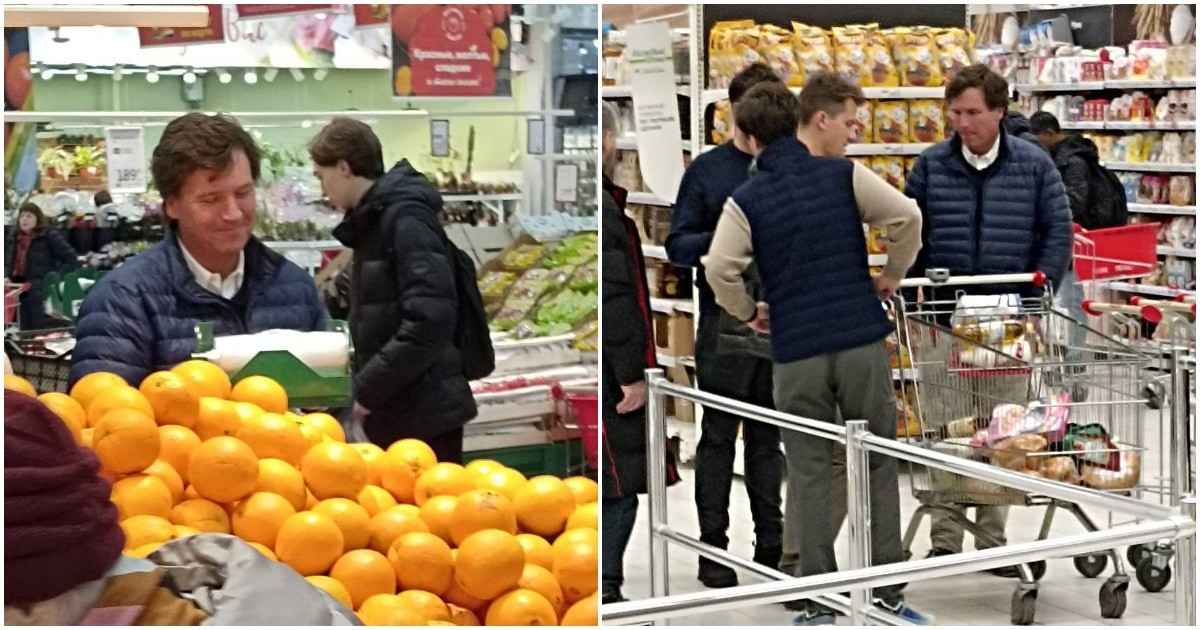 Такер в супермаркете