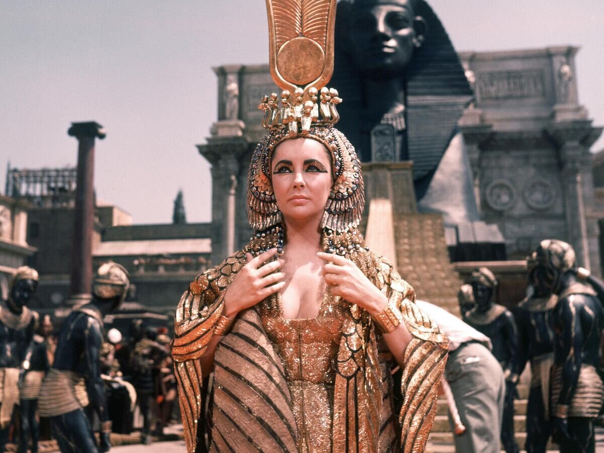 Актриса Элизабет Тейлор во время съемок фильма "Клеопатра"© AP Photo