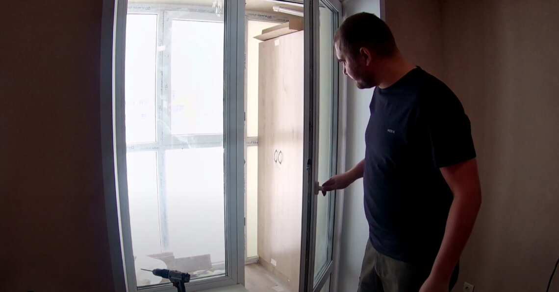 Фото автора. Регулировка окон