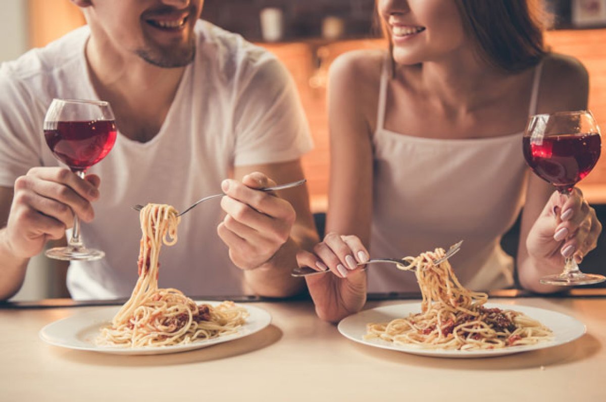    Креветки и какао.