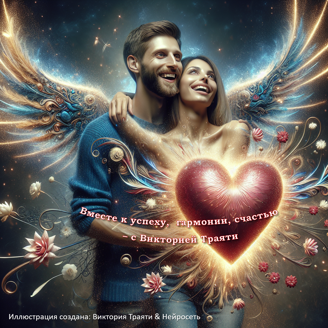 Иллюстрация создана мною в нейросети