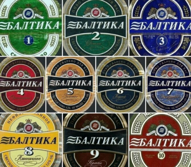 Балтика все номера фото и названия "Пивная столица России" Непосредственно Питер Дзен