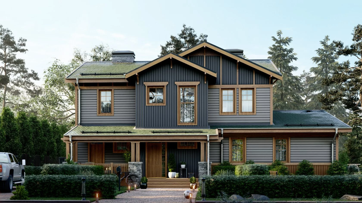 Проект двухэтажного дома «RH 179» от компании Rhombus house.