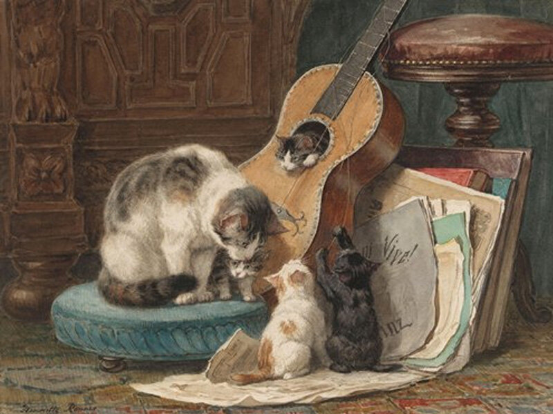 Guitar Playing, Henriette Ronner-Knip