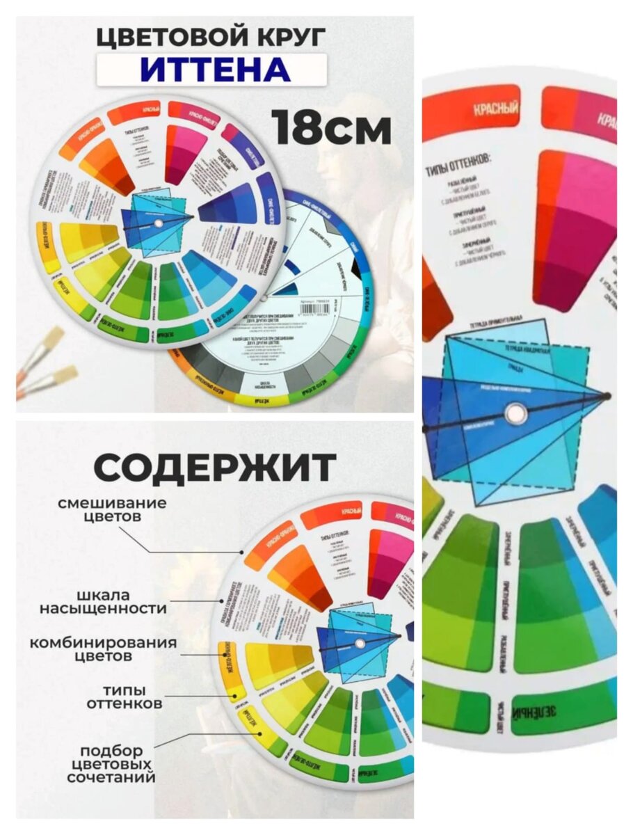 Цветовой круг Иттена нам в помощь