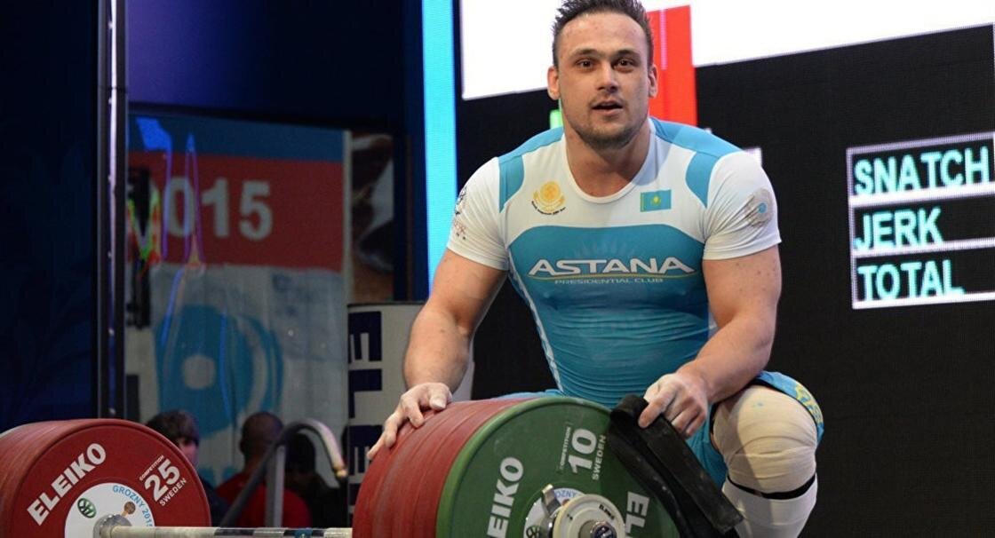    Илья Ильин на чемпионате мира по тяжелой атлетике (2019):Olympic.kz