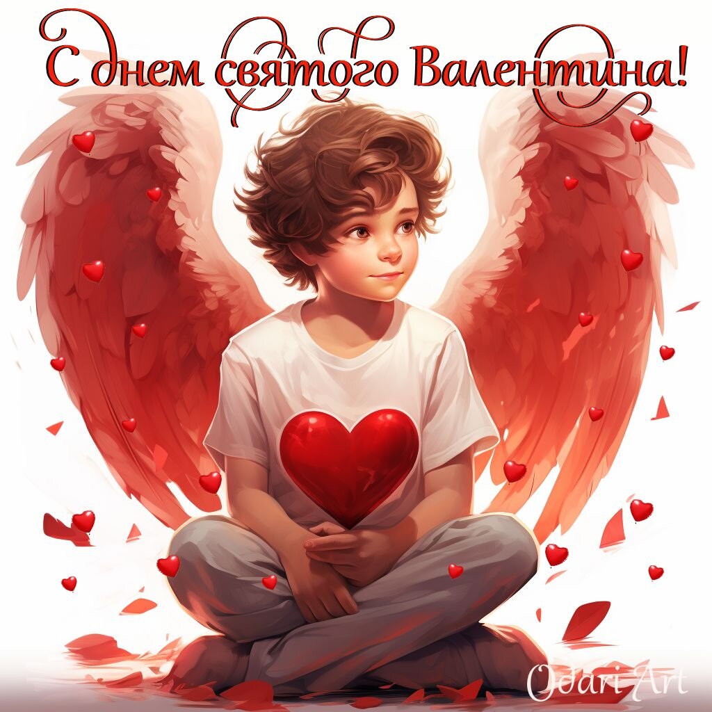 С днем сявтого Валентина. Открытки, поздравления от Odari Art