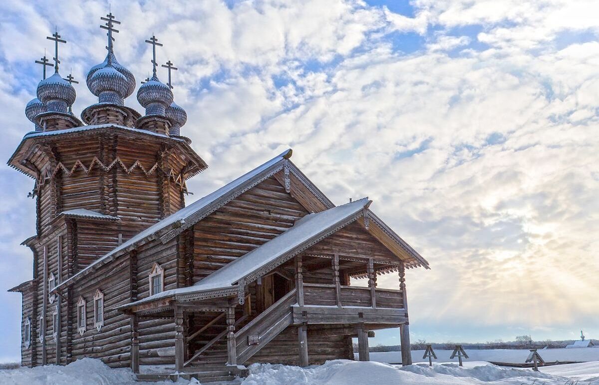 Фото Кижского погоста в деталях