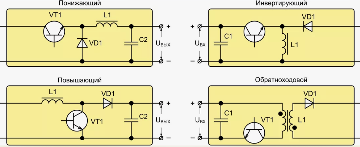 Повышение постоянного напряжение. Повышающий обратноходовой преобразователь схема. Дроссельный преобразователь напряжения схема. Преобразователь напряжения на дросселе схема.