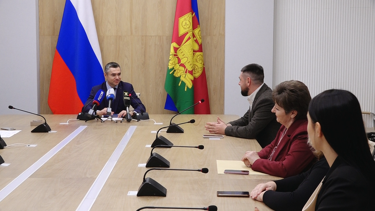    На Кубани вручили ежегодные премии. Фото: телеканал «Краснодар»