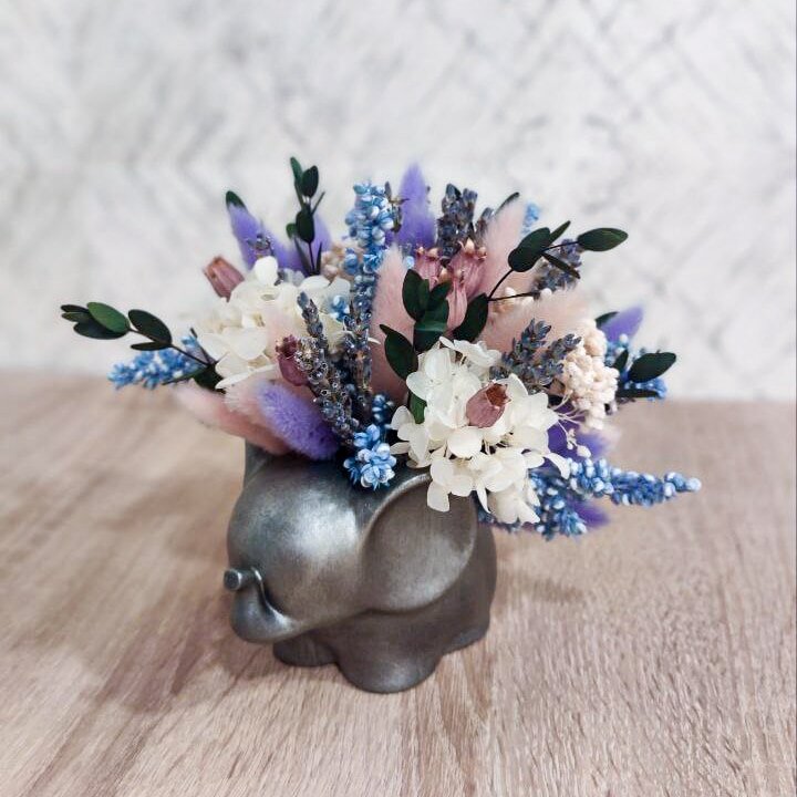 Слон. Размеры 14 см*15 см.