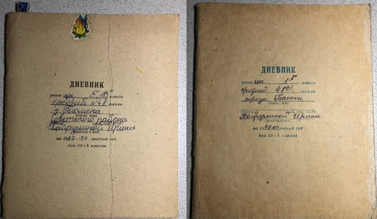 Дневник из СССР конца 70-ых и середины 80-ых годов.