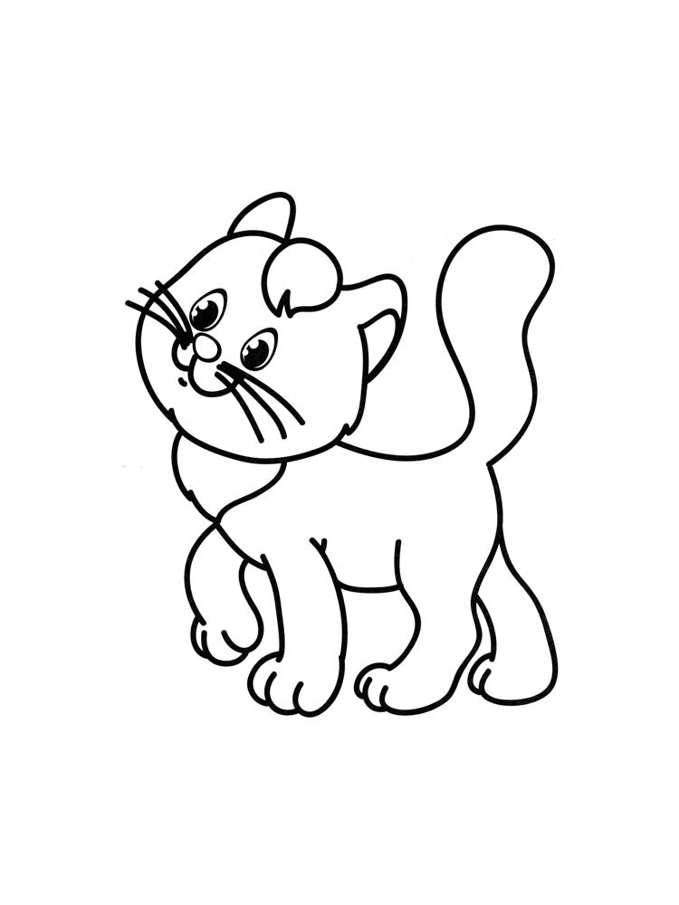 Cute cats | Coloring pages of cats, cats and kittens: 37 coloring pages