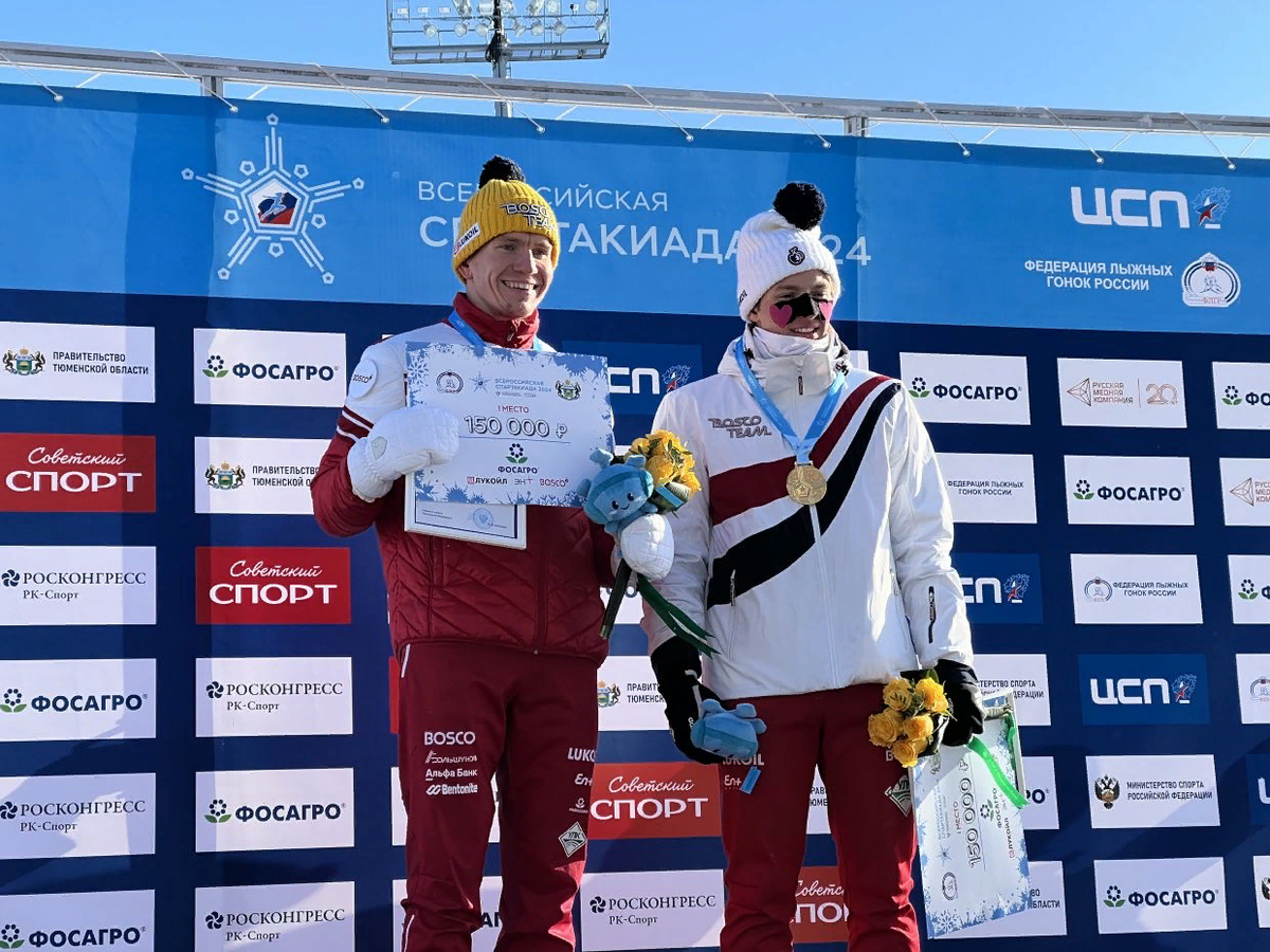 Большунов и Коростелёв (Фото: Чемпионат, Андрей Шитихин) 