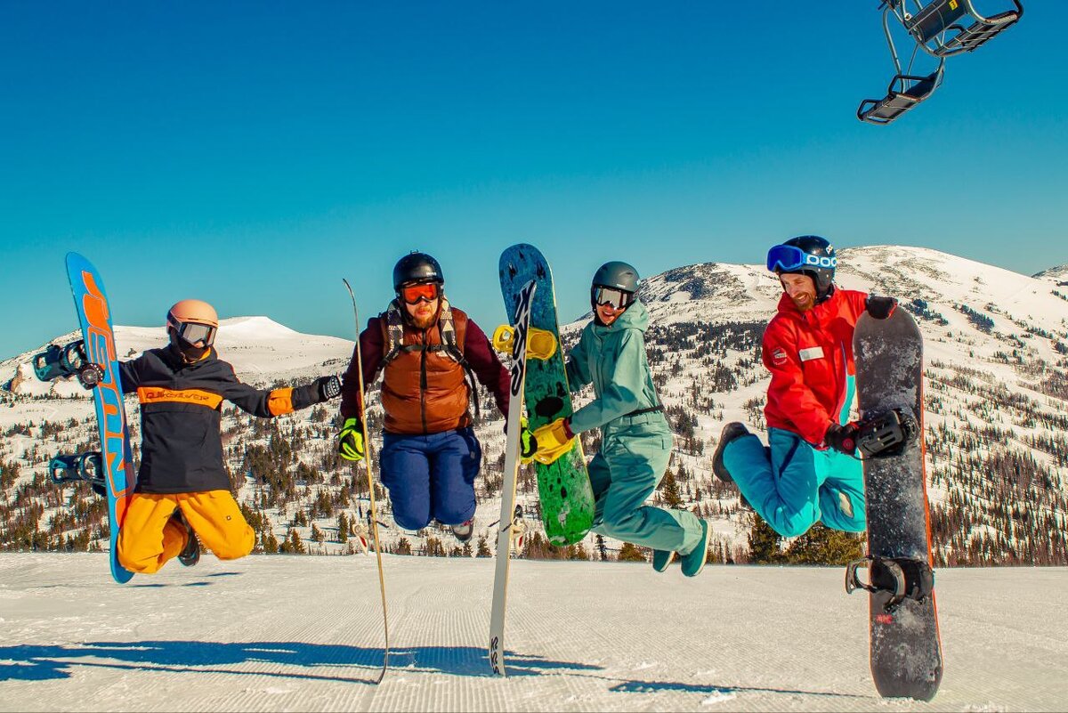 Все фото в статье из личного архива Евгении Смирновой, инструктора по сноуборду