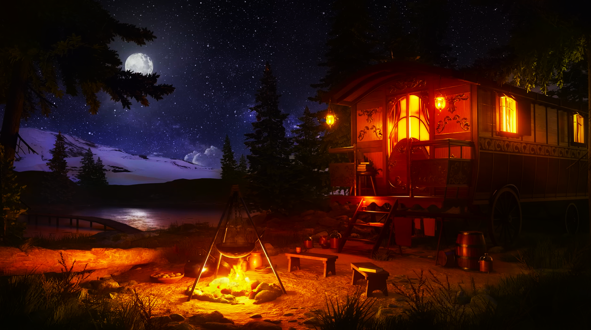 Добро пожаловать к моему костру! Сегодня я расскажу вам новую историю...  