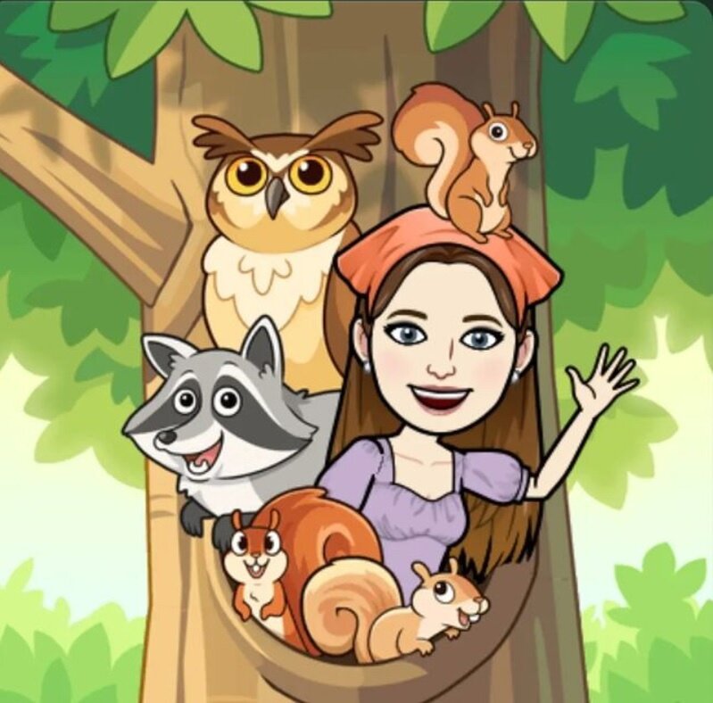 Персонаж создан в приложении Bitmoji