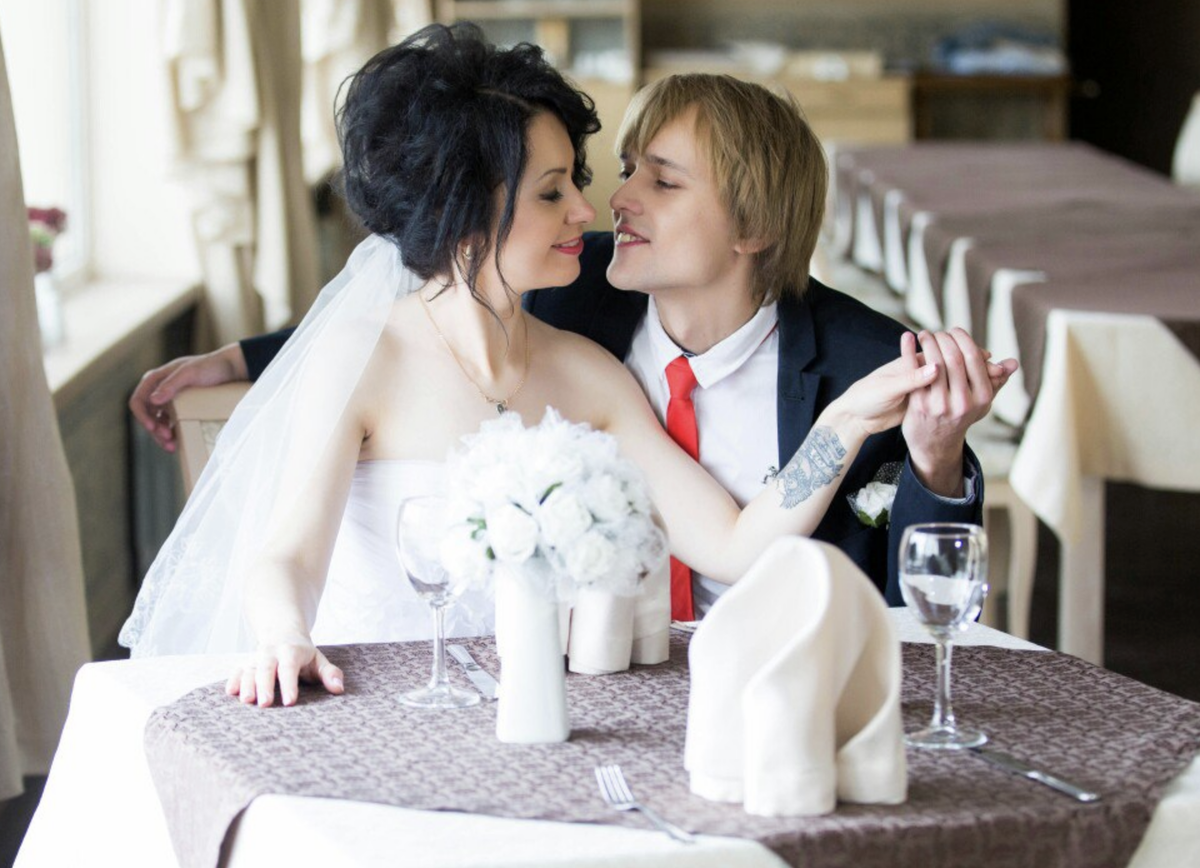 Сергей Зверев-младший и вторая жена Юлия