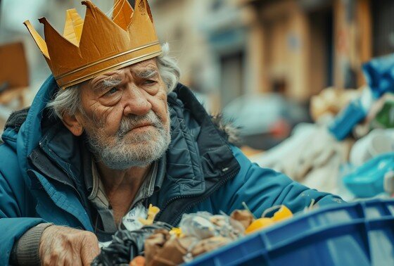    80-летний житель немецкого города Дармштадт Хайнц Б. живет в прямом смысле как бомж — роется в содержимом мусорных свалок, выглядит как бездомный, экономит на еде и удобствах