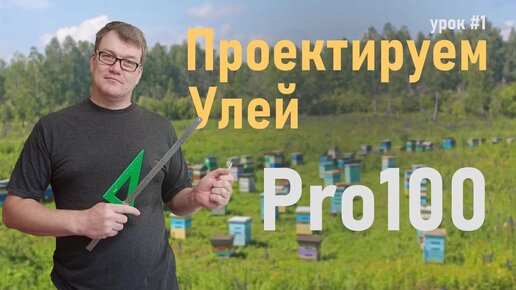 Делаем улей. Проектируем 12 рамочный улей. Программа для проектирования и раскроя. Урок по программе PRO100