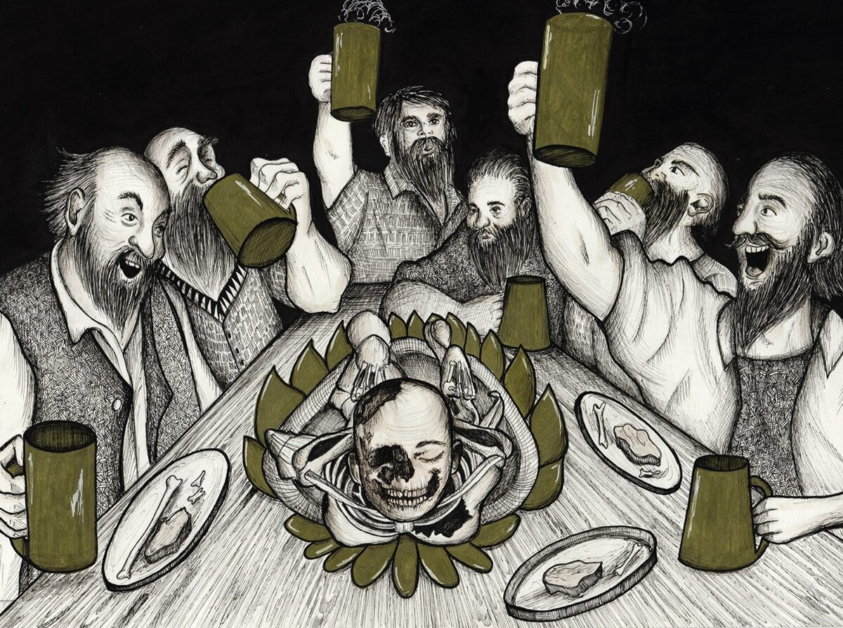 Ели мясо мужики 