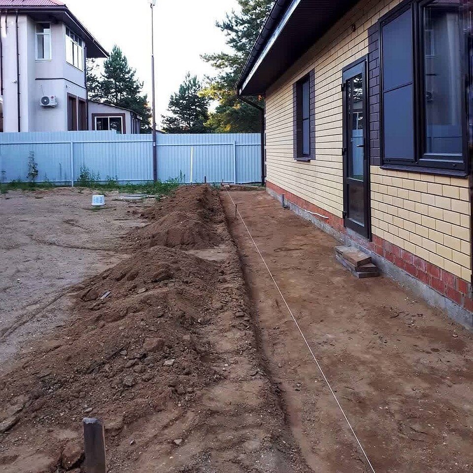 что делают вокруг дома. что делают вокруг дома. отмостка вокруг здания. отмостка подбетонка. отмостка вокруг дома.