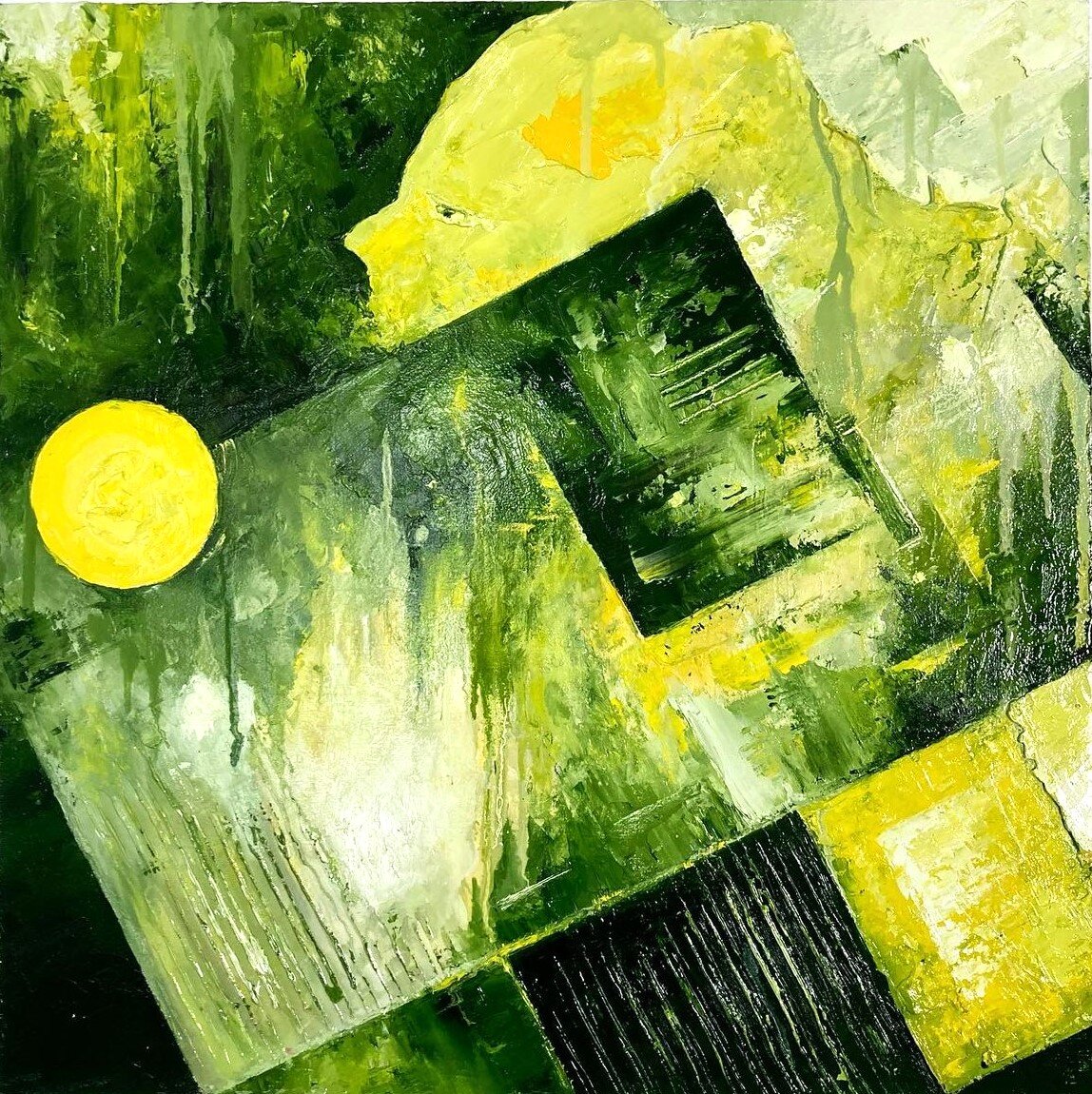 18 Стив Джонсон "Хранитель волшебных полей" 50х50 холст шпаклёвка, масло                                  16 000