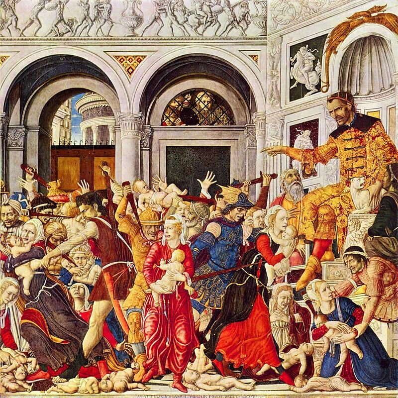 «Избиение младенцев» (Маттео ди Джованни, 1488 год).