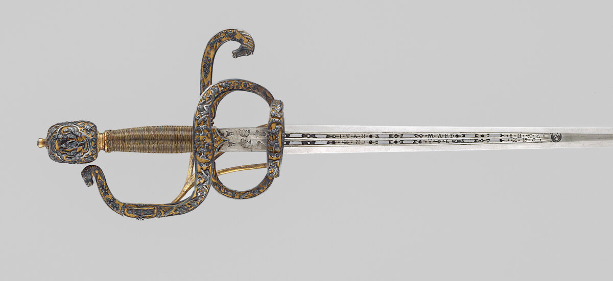 Клинок около 1570 года. Фото — Художественно-исторический музей Вены