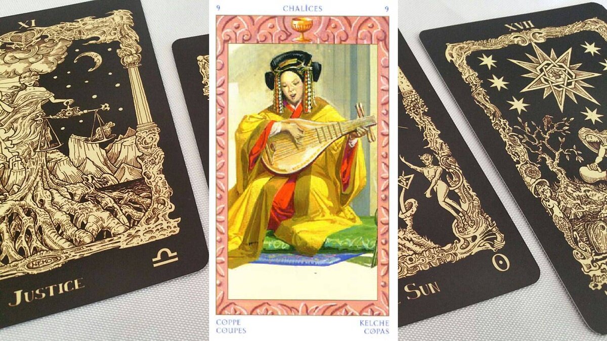 рыцарь пентаклей и туз пентаклей