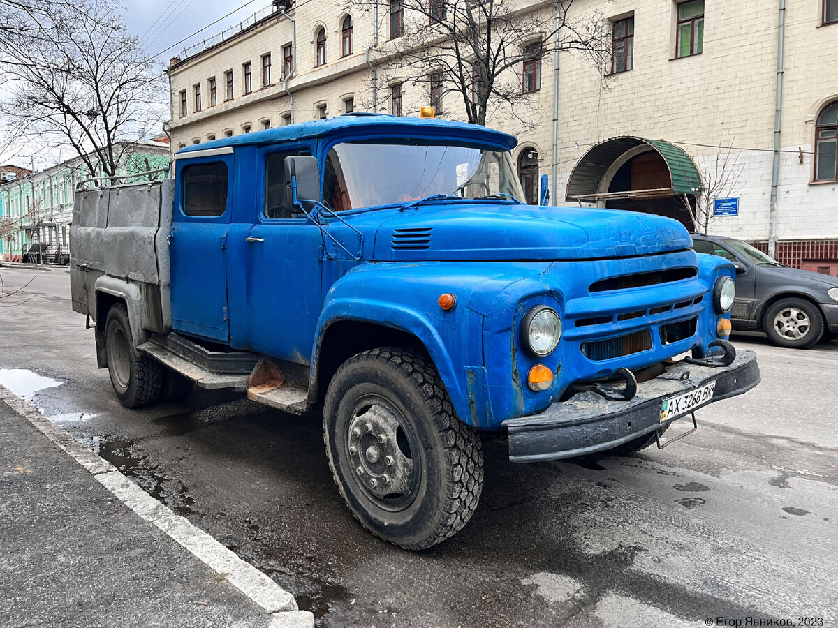 Бывшая автоцистерна пожарная АЦ-30 (130)-63А. 